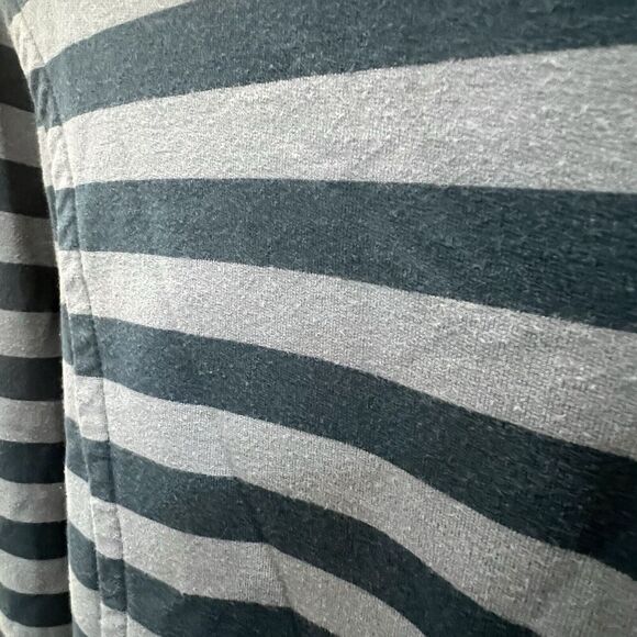 Matilda Jane Women's Size S Jacket Coat Fall Breeze Blue Striped Button Up Front - Picture 8 of 10